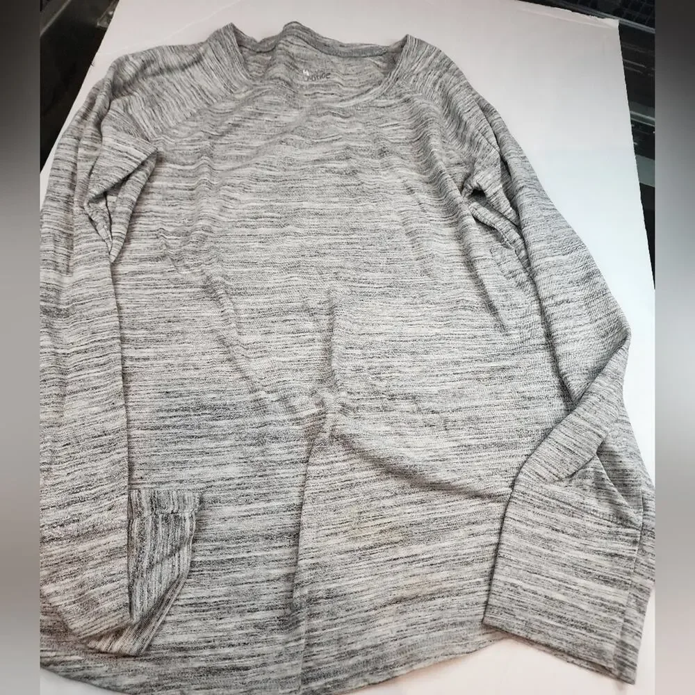 Justice 2 Piece  Set Grey Long Sleeve Top & Leggings .‎ C1. Girls Size 12